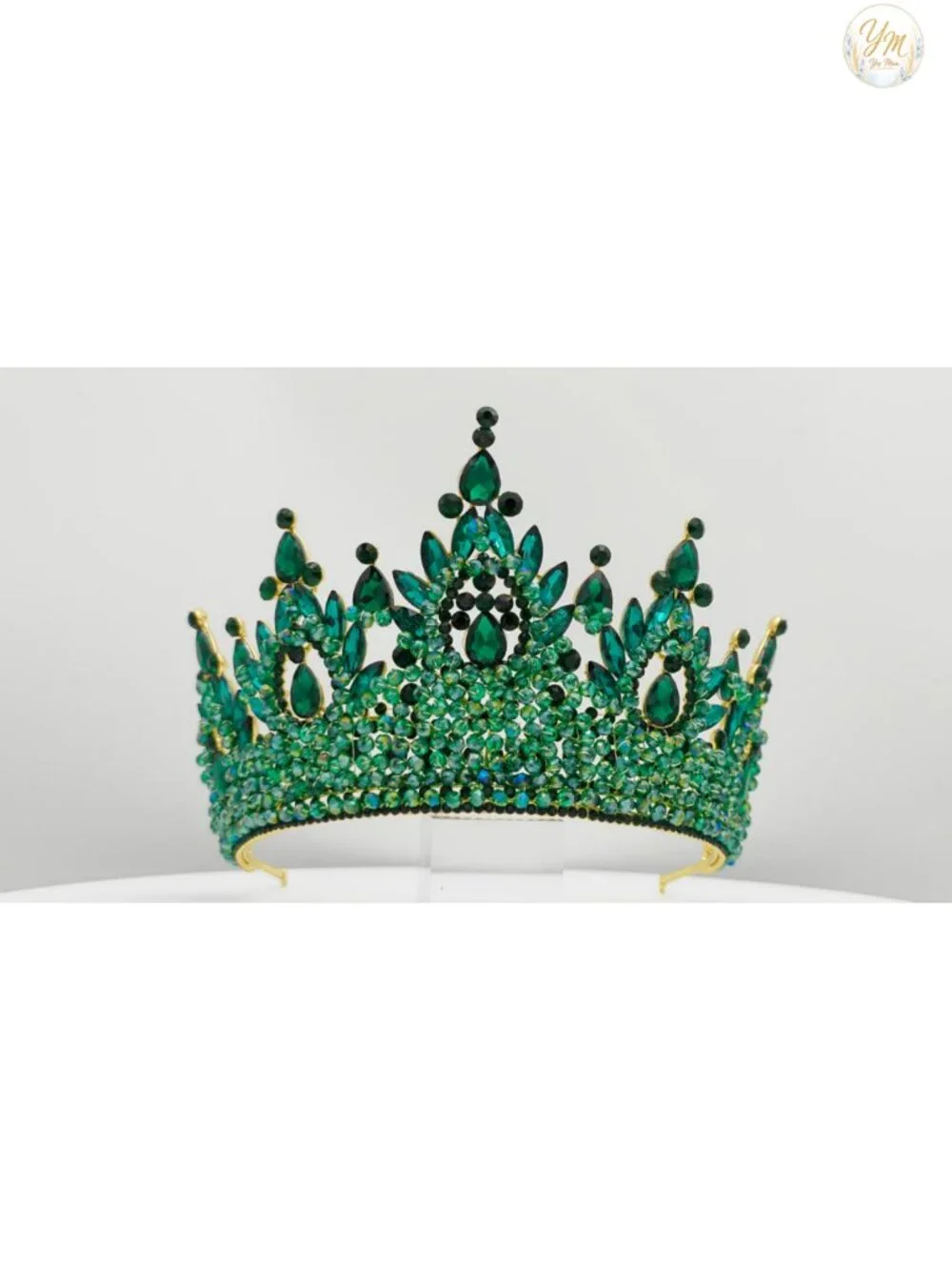 Crystal Pageant Crown Tiara Queen Headpiece Rhinestone Royal Wedding Prom